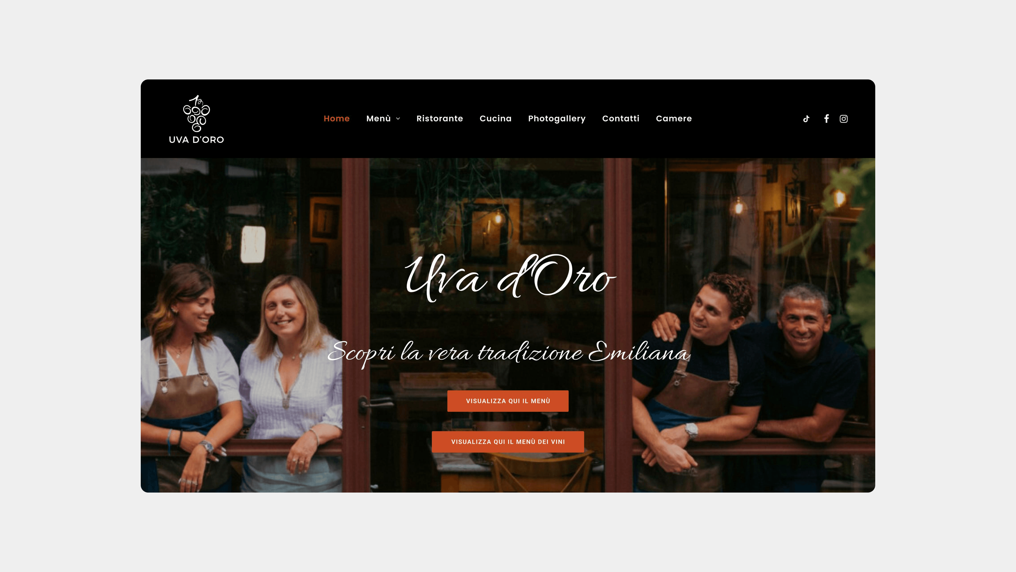 Uva d’Oro – sito web realizzato da Studio Kobalto