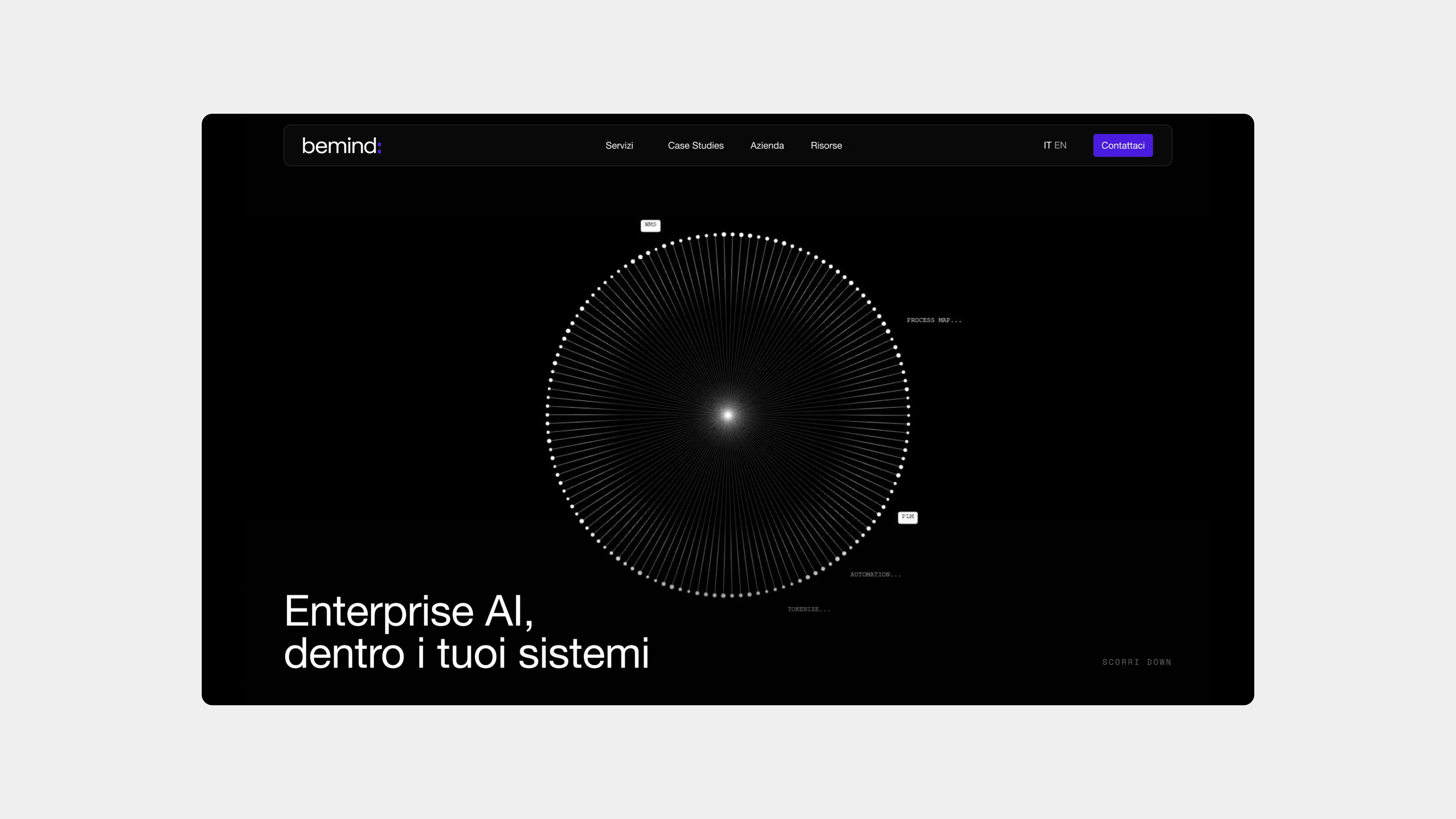 bemind – sito web realizzato da Studio Kobalto